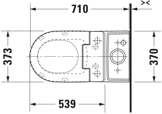 DURAVIT SensoWash Slim Dusch-WC Sitz weiß mit Fernbedienung und Durchlauferhitzer