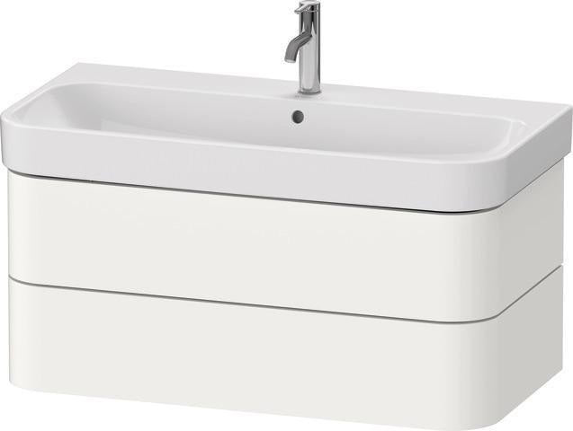 Duravit Waschtischunterbau Happy D.2 Plus 975 mm taupe supermatt mit Tip-On-Technik