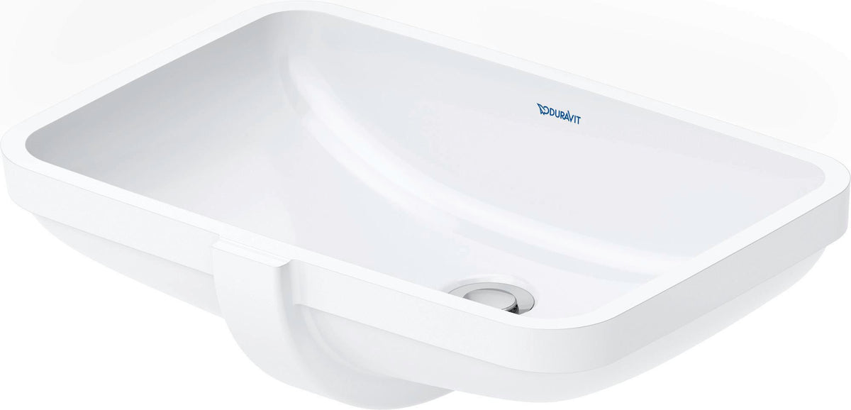 DURAVIT Duravit No.1 Einbauwaschtisch 525 mm weiß ohne Hahnloch mit Überlauf