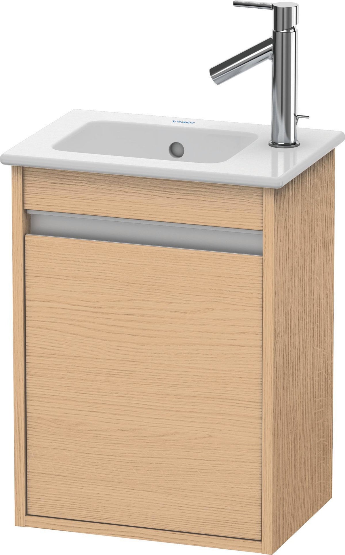 Duravit Ketho Waschtischunterbau 400 mm betongrau matt, 1 Tür links, für ME by Starck