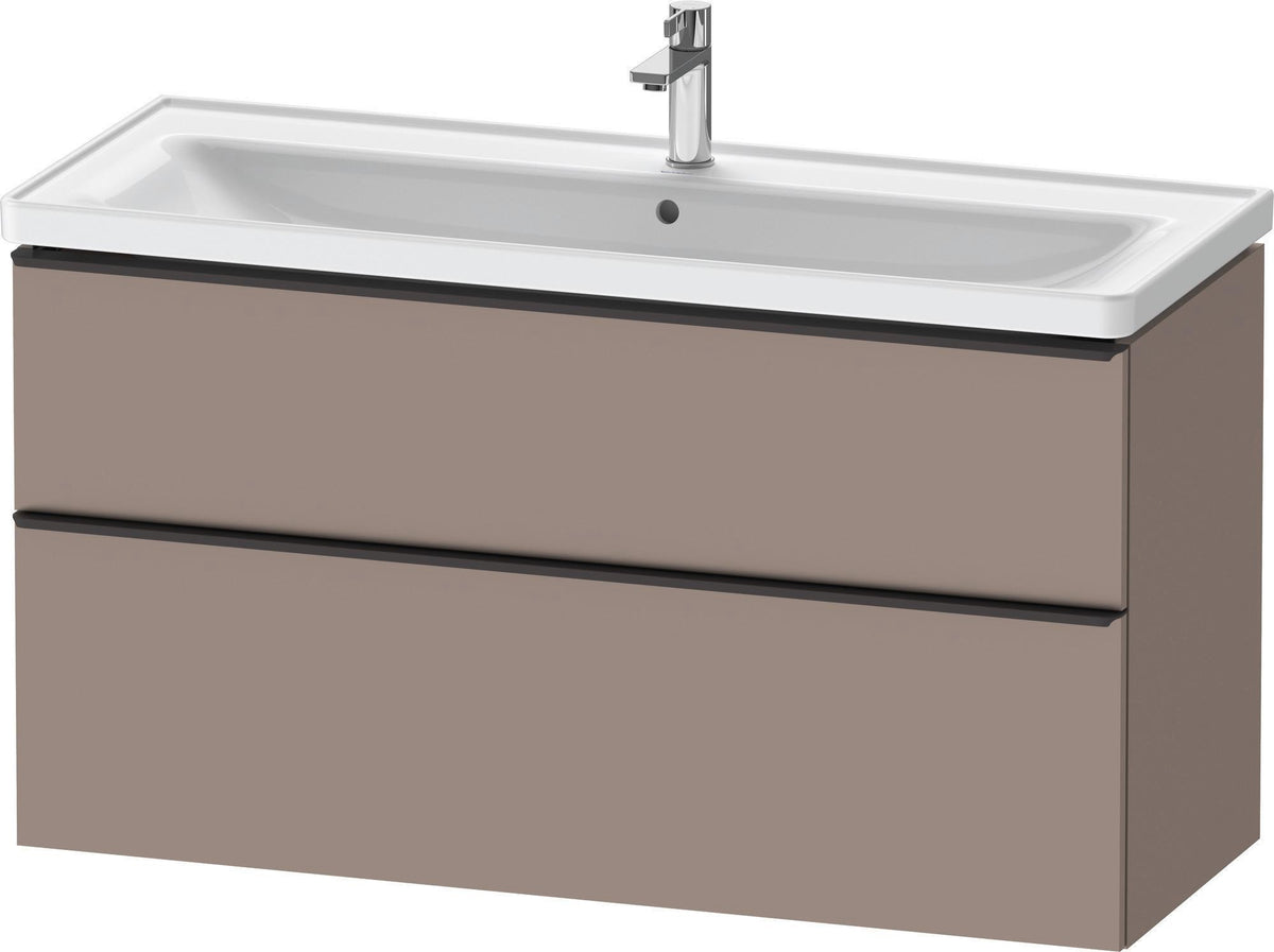 DURAVIT D-Neo Waschtischunterbau 1184 mm Eiche Schwarz mit Bronze Griff