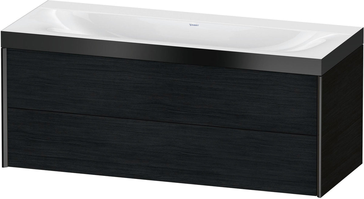 DURAVIT XViu c-bonded Waschtischunterbauset 1200 mm wandhängend mit 2 Schubkästen