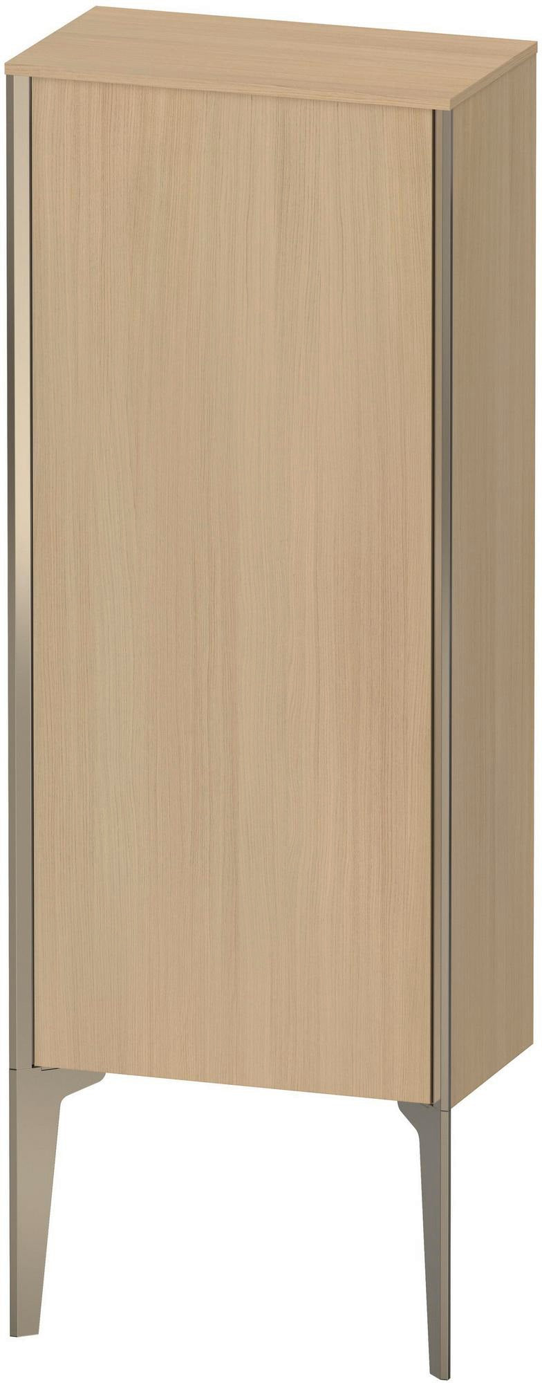 Duravit Halbhochschrank XViu 890 mm mediterrane Eiche mit Tip-on Technik und Soft-Close