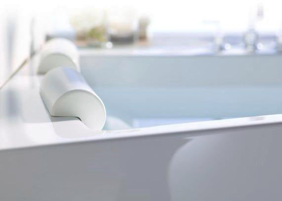 DURAVIT Paiova Badewanne 1700x1300 mm Einbau Trapezform weiß mit Rückenschräge rechts