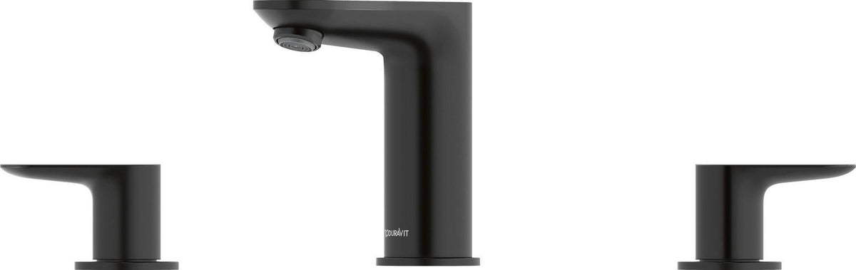 DURAVIT Wave 3-Loch Waschtischarmatur Chrom – 129 mm Ausladung, ohne Zugstange