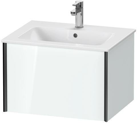 Duravit Waschtischunterbau XVIU 610 mm weiß matt mit Tip-On-Technik für ME by Starck