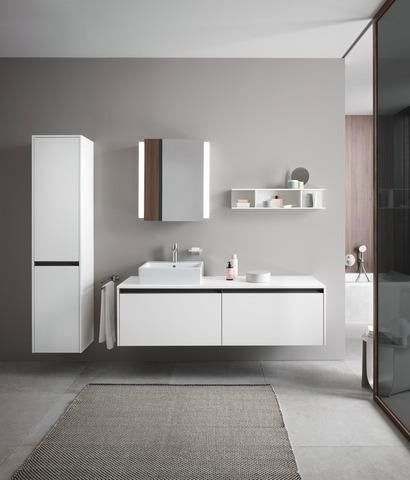 Duravit Waschtisch Vero Air 500 mm mit Überlauf und Hahnlochbank, weiss, geschliffen