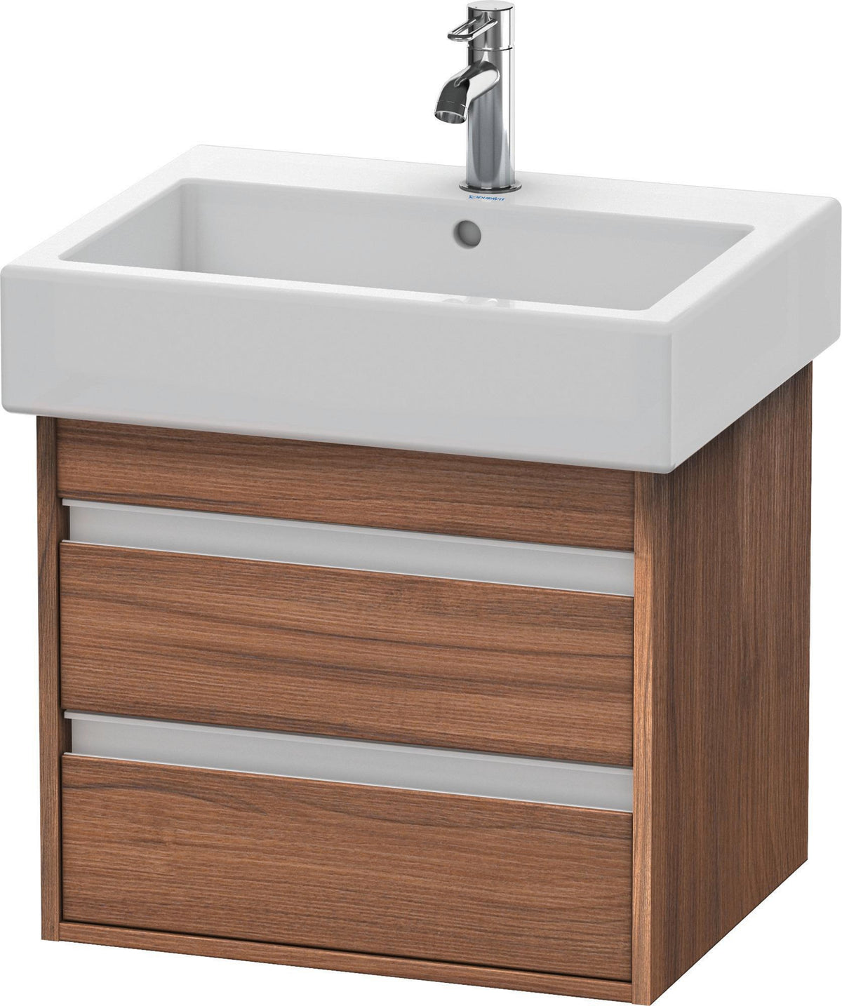 DURAVIT Ketho Waschtischunterbau wandhängend 550 mm, 2 Schubkästen, basalt matt