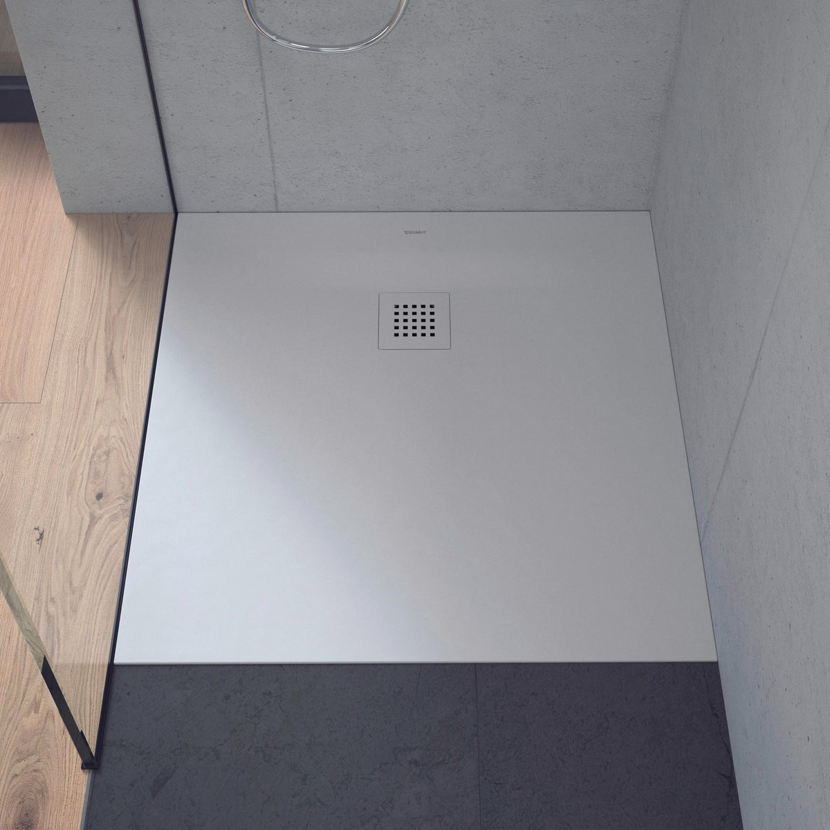 Duravit Duschsystem C.1 mit Brausemischer, Keramikmischsystem, Schwarz Matt