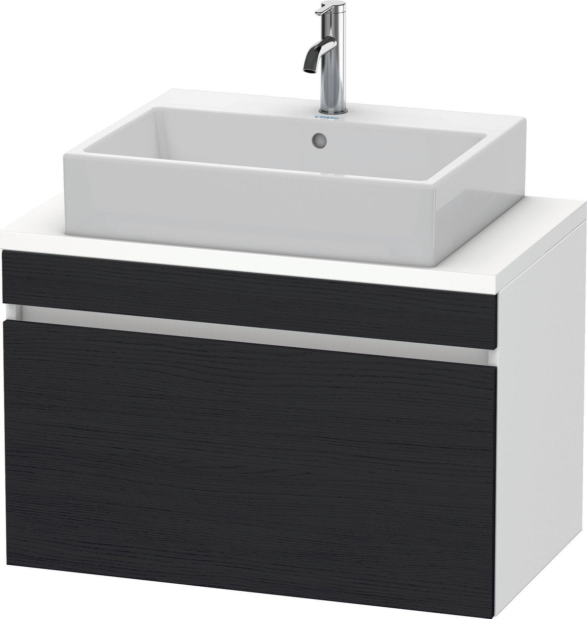 Duravit DuraStyle Waschtischunterbau 800 mm betongrau matt mit 1 Auszug und Soft-Close