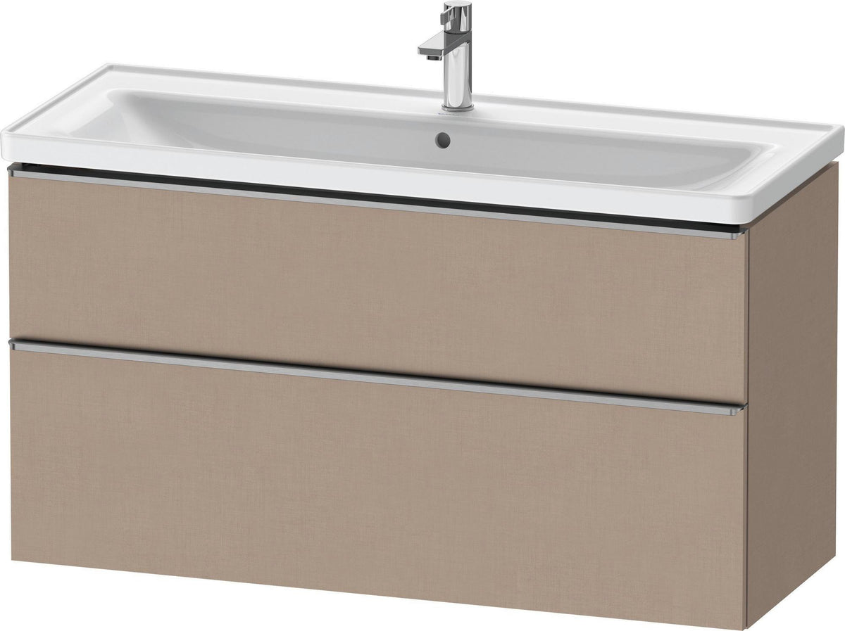 DURAVIT D-Neo Waschtischunterbau 1184 mm Eiche Schwarz mit Bronze Griff