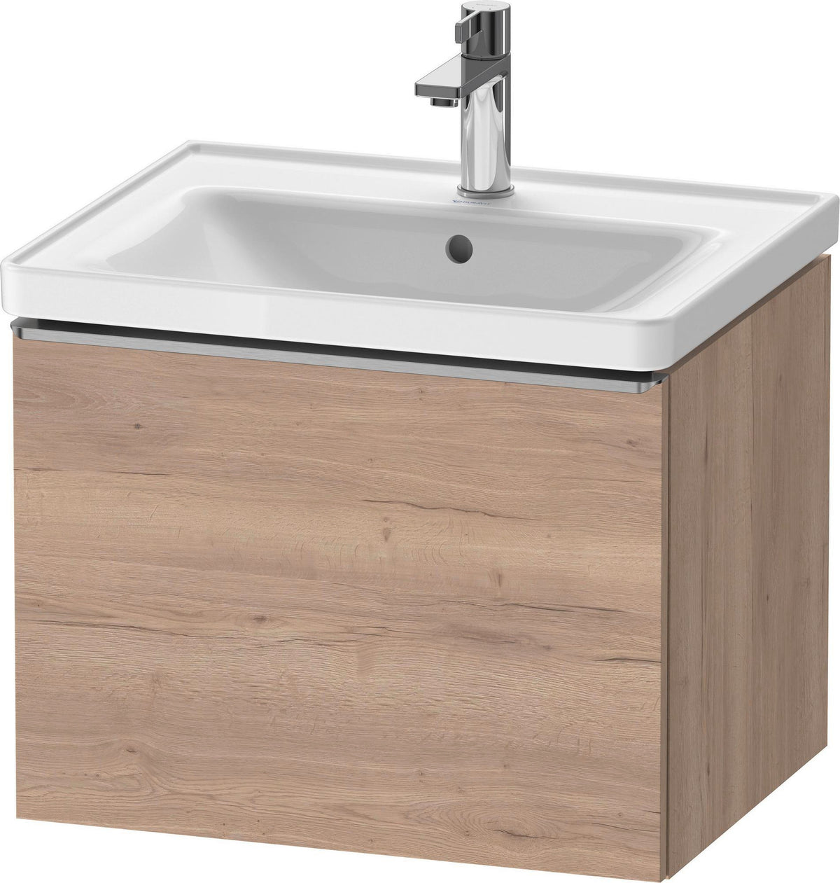 DURAVIT D-Neo Waschtischunterbau 584 mm betongrau matt mit 1 Auszug und Soft-Close