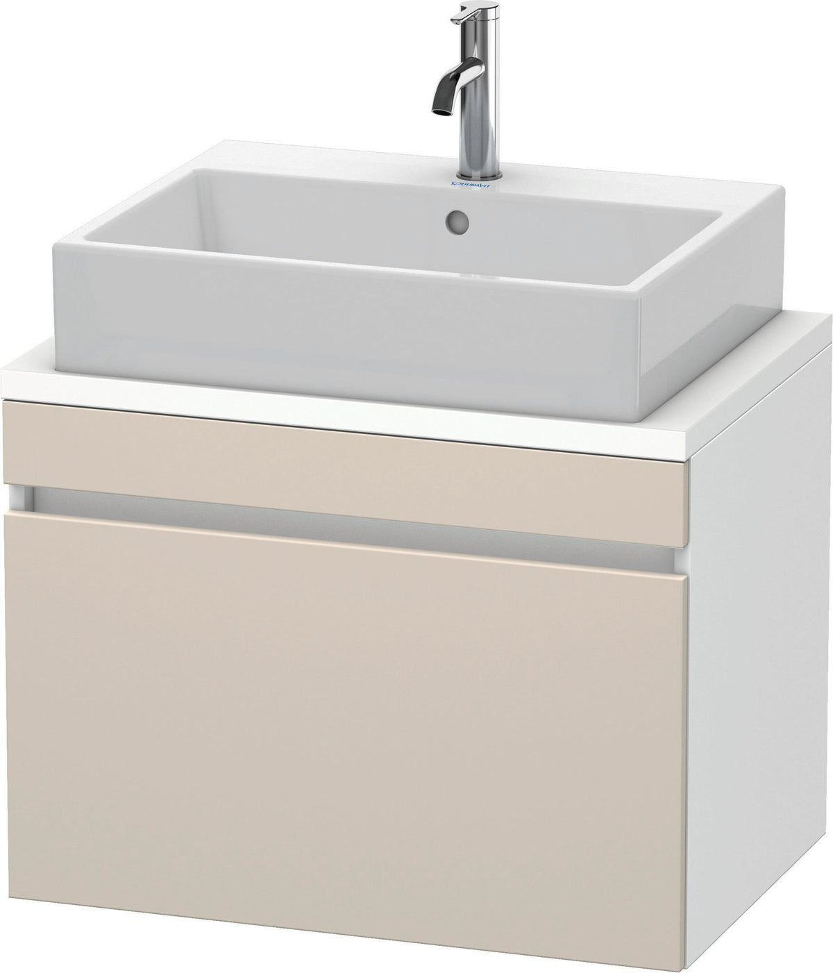 DURAVIT DuraStyle Konsolenunterschrank 700 mm betongrau matt mit Soft-Close-Auszug