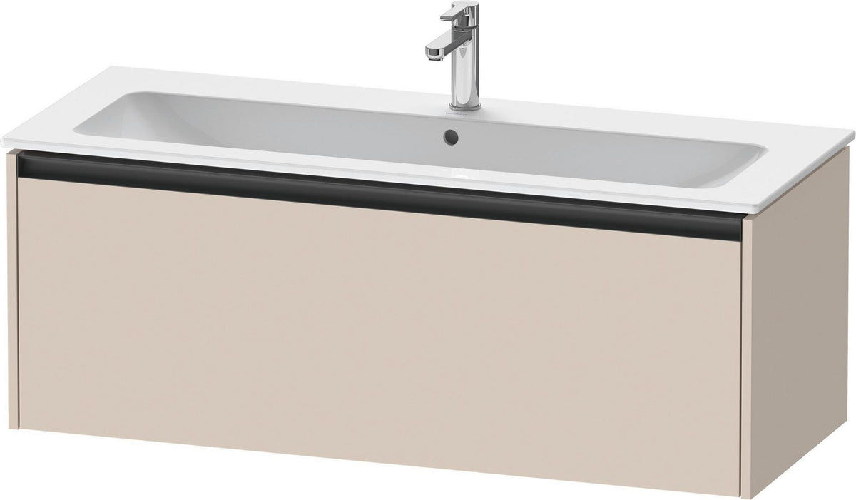 DURAVIT Ketho.2 Waschtischunterbau 1210 mm betongrau matt, wandhängend, 1 Auszug
