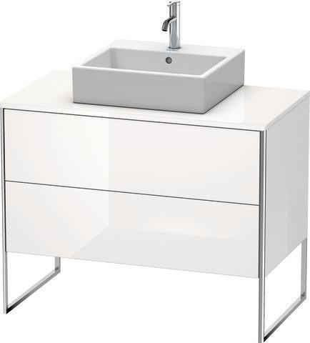 Duravit XSquare Waschtischunterbau 1000 mm mit 2 Auszügen, Stehend, Ahorn/Matt
