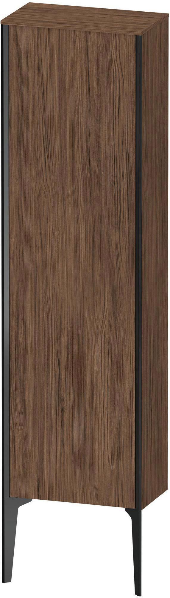 DURAVIT Halbhochschrank XViu 1330 mm nussbaum dunkel matt – wandhängend, 1 Tür, Soft-Close