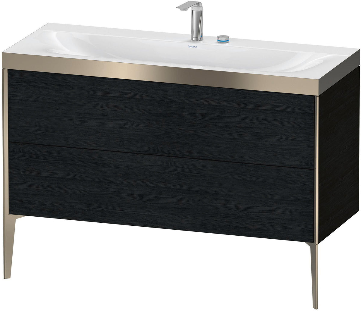 DURAVIT XViu c-bonded Waschtischunterbauset 1200 mm Eiche mit 2 Auszügen