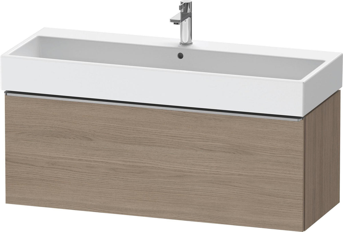 DURAVIT D-Neo Waschtischunterbau 1184 mm Eiche Terra Matt mit Bronze-Griff