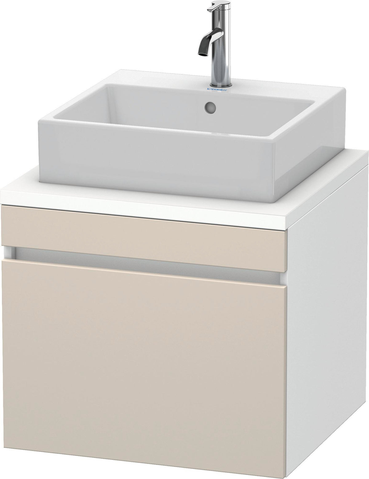 DURAVIT DuraStyle Konsolenunterschrank 600 mm betongrau matt – 1 Auszug, wandhängend