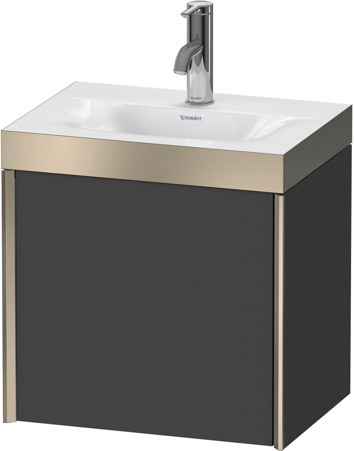 DURAVIT XViu Waschtischunterbauset 450 mm, 1 Tür, wandhängend, anthrazit, c-bonded