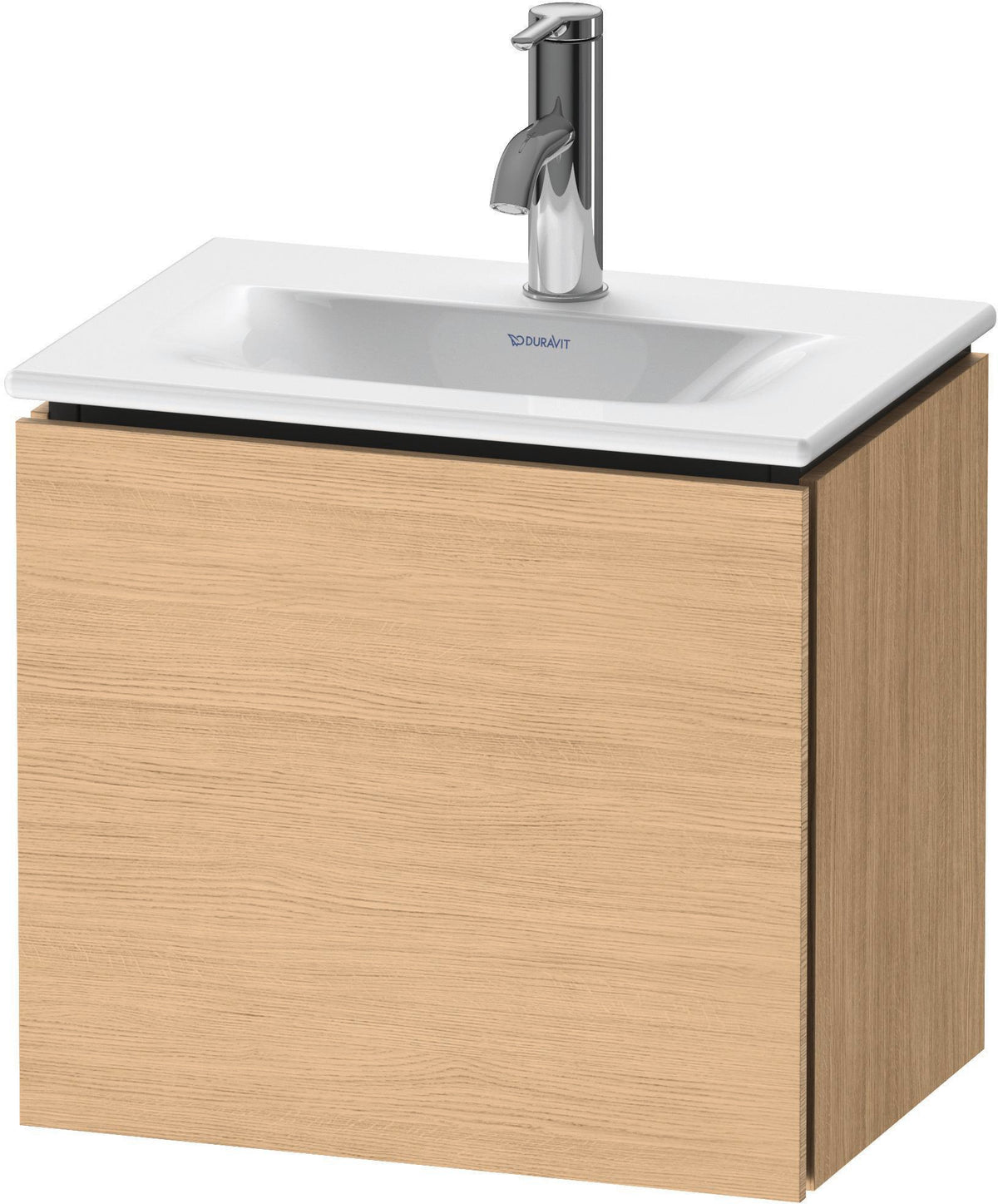 Duravit L-Cube Waschtischunterbau 440 mm, 1 Tür links, weiß matt – Wandhängend