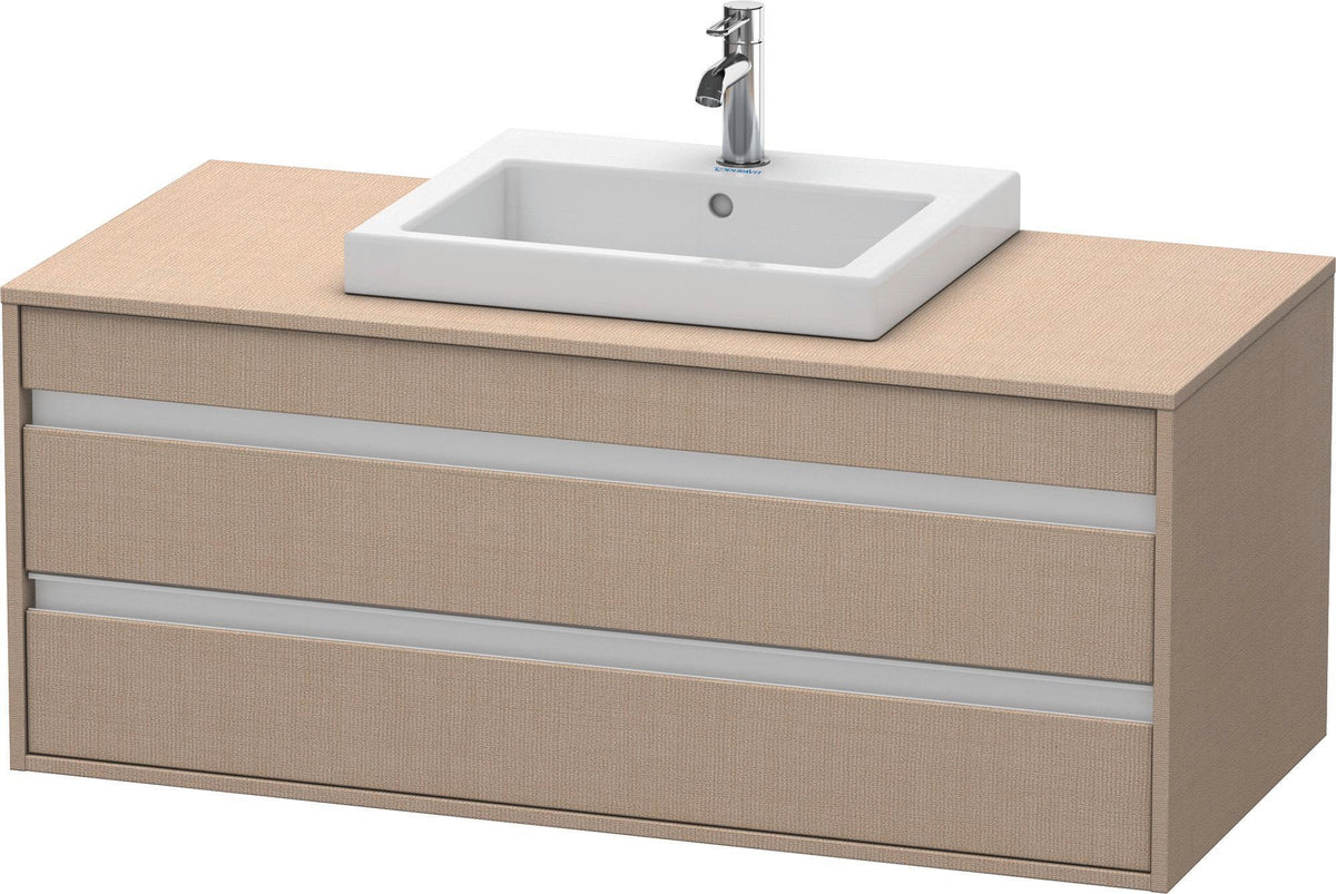 DURAVIT Ketho Waschtischunterbau wandhängend 1200 mm, 2 Schubkästen, weiß matt