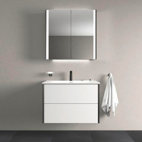 Duravit Viu Möbelwaschtisch 830 mm, weiß, mit Überlauf und Hahnlochbank
