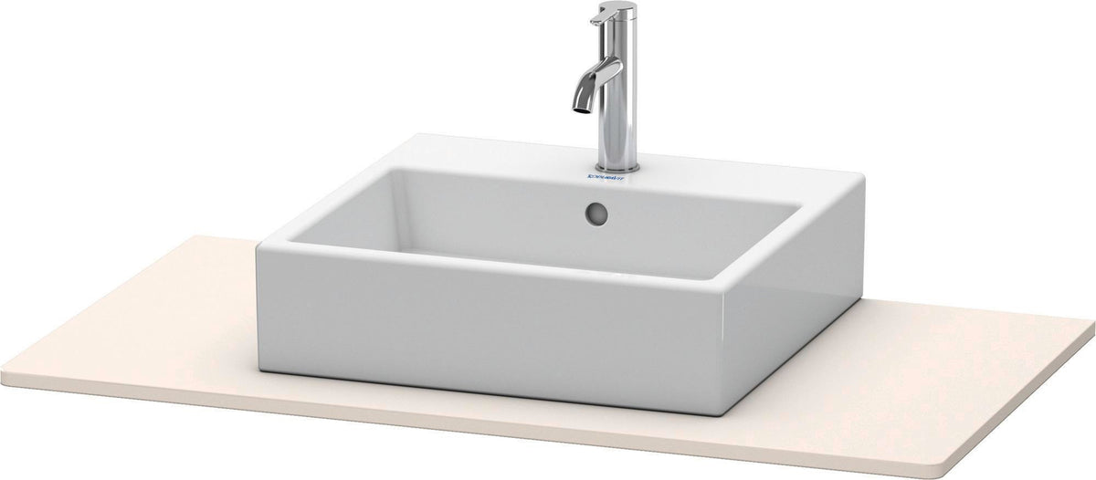 DURAVIT XSquare Konsole 1000x550x16 mm Taupe super matt – Badmöbel Waschtischplatte