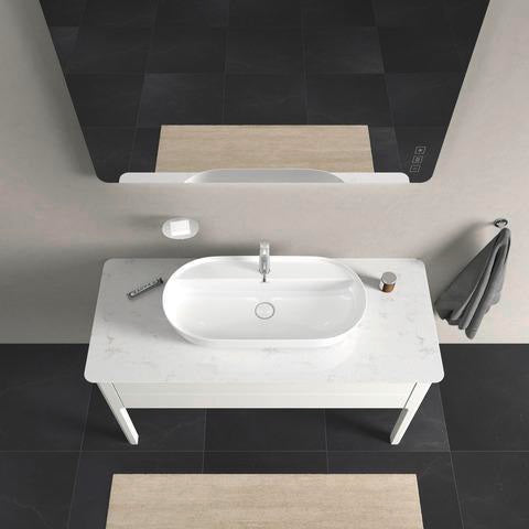 Duravit Luv Waschtischunterbau bodenstehend 1338 mm mit 1 Auszug Weiß Seidenmatt