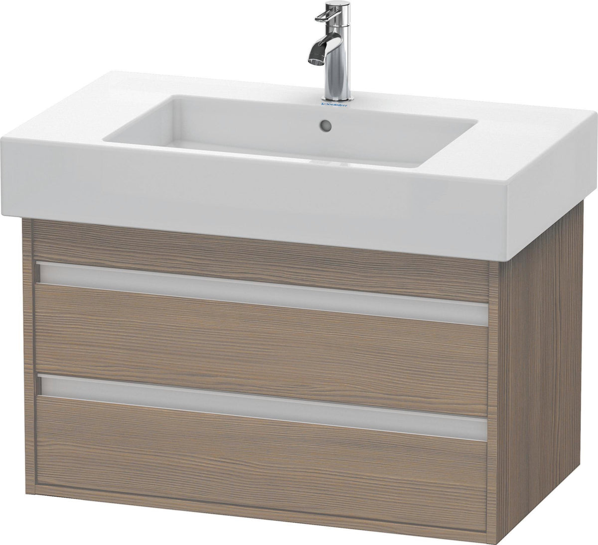 DURAVIT Ketho Waschtischunterbau wandhängend 800 mm basalt matt mit 2 Schubkästen