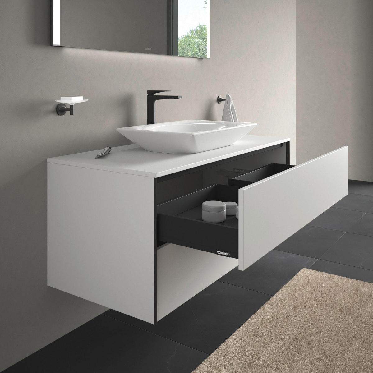DURAVIT Tulum by Starck Einhebel-Waschtischmischer XL ohne Zugstange, Chrom