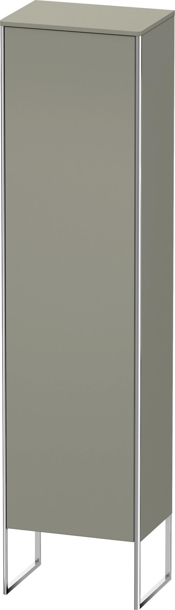 DURAVIT Hochschrank XSquare, bodenstehend, Flannel Grey Seidenmatt, 2016 mm, mit Tip-On und Dämpfung