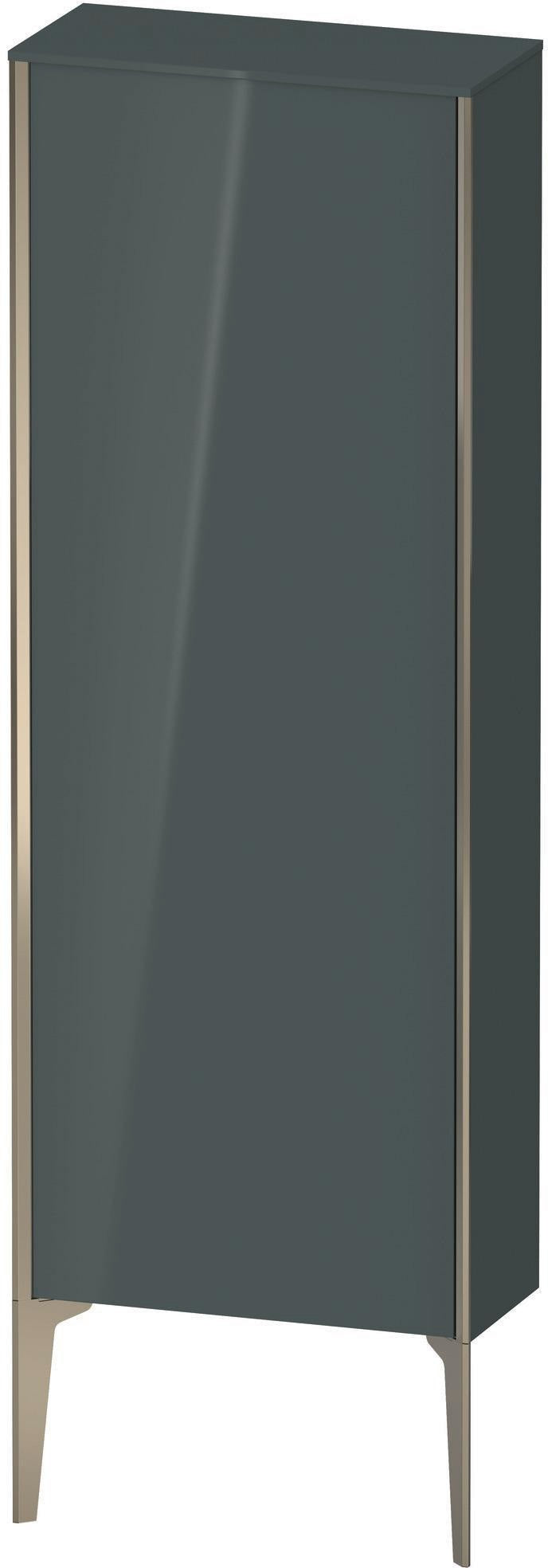 Duravit Halbhochschrank XViu 1330 mm, 1 Tür, rechts, dolomiti grey hochglanz, wandhängend