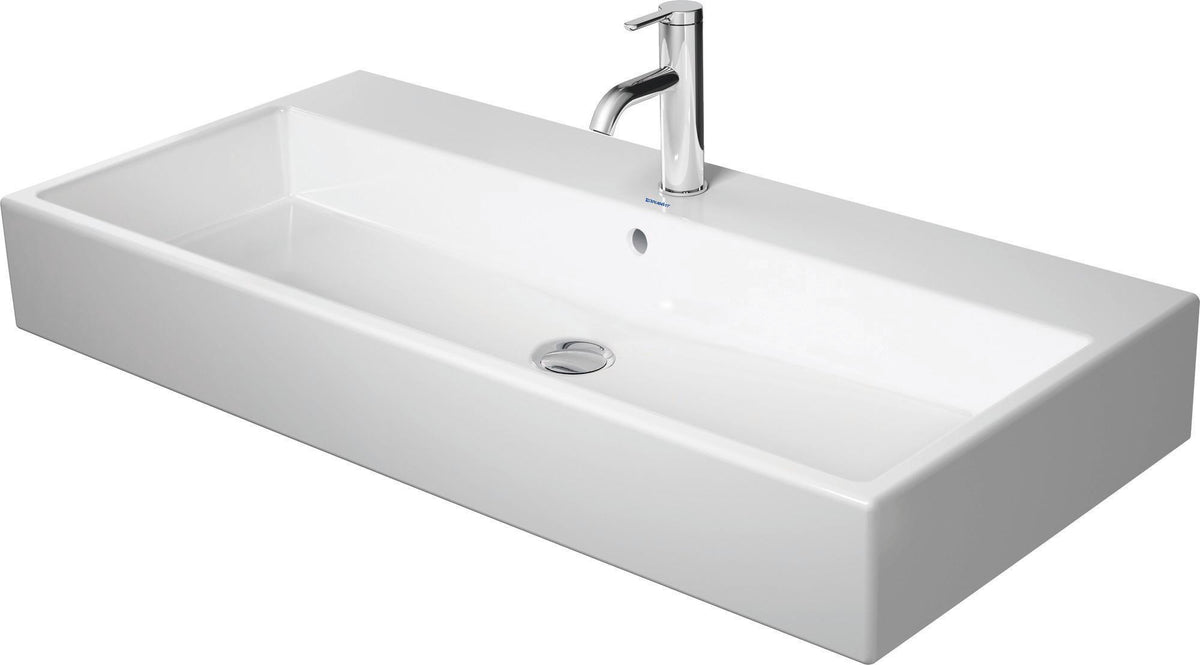 Duravit Waschtisch Vero Air 1000 mm mit Überlauf, 1 Hahnloch mittig, geschliffen, weiß