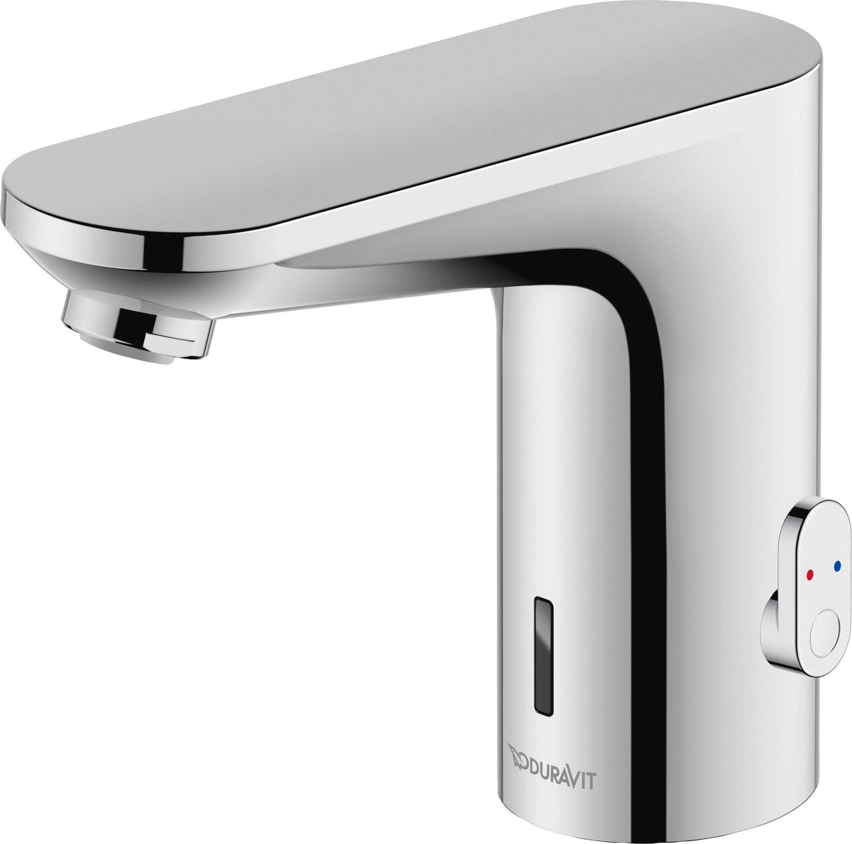 Duravit Sensor 1 Waschtischmischer elektronisch – Netzbetrieb, Chrom, 122 mm Auslauf