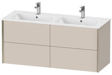 Duravit Waschtischunterbau XVIU 1280x560x480mm 4 Schubkästen Pro Compact Chaos matt