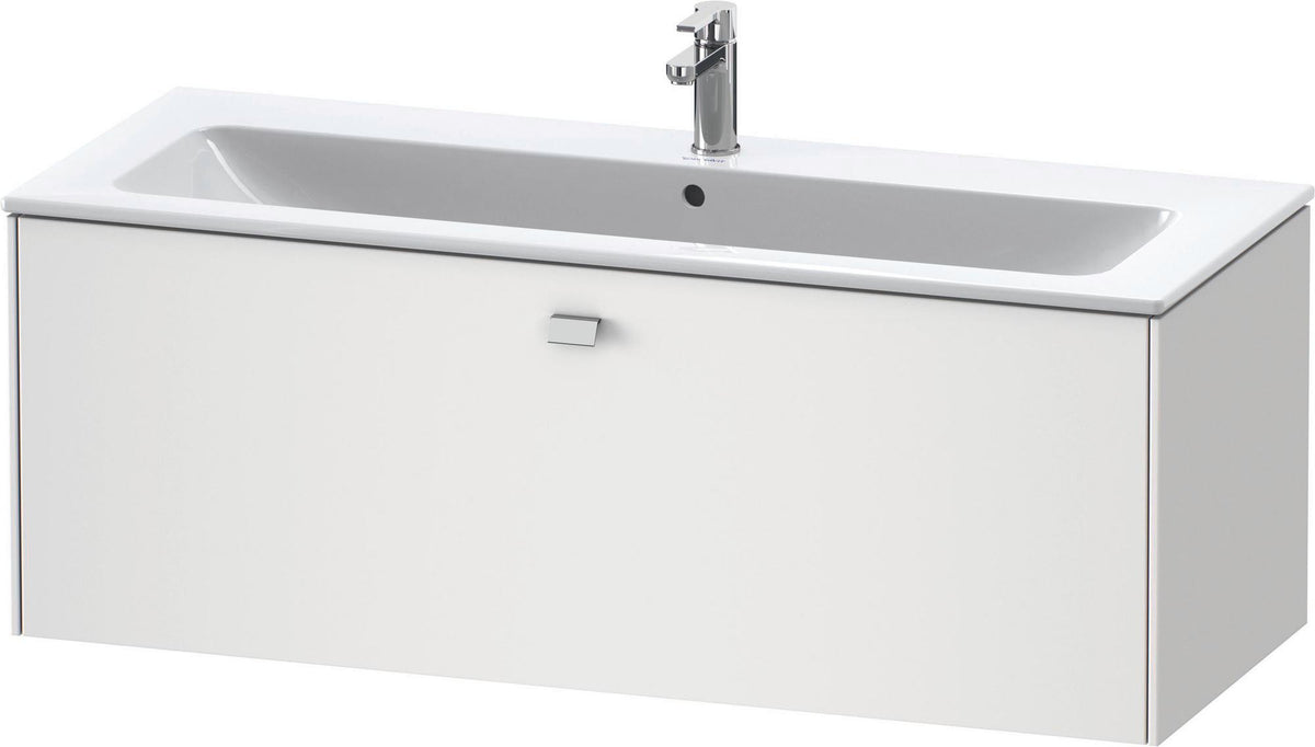 Duravit Brioso Waschtischunterbau 620 mm betongrau matt mit 1 Auszug und Soft-Close