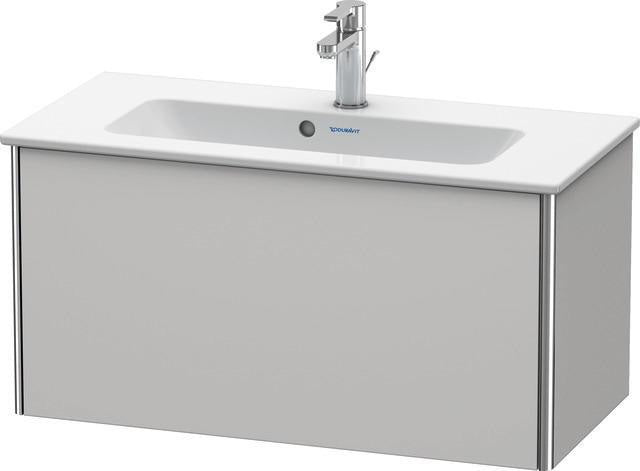 Duravit XSquare Waschtischunterbau 810 mm – wandhängend, Seidenmatt, für ME by Starck