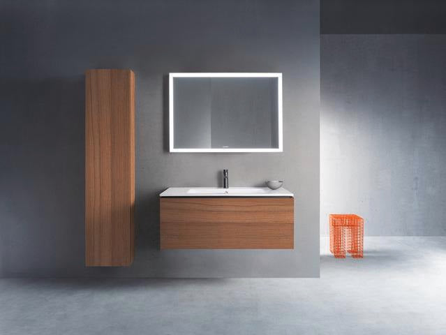 DURAVIT Hochschrank L-Cube 243x400x1760mm Nussbaum Dunkel, 1 Tür rechts, wandhängend