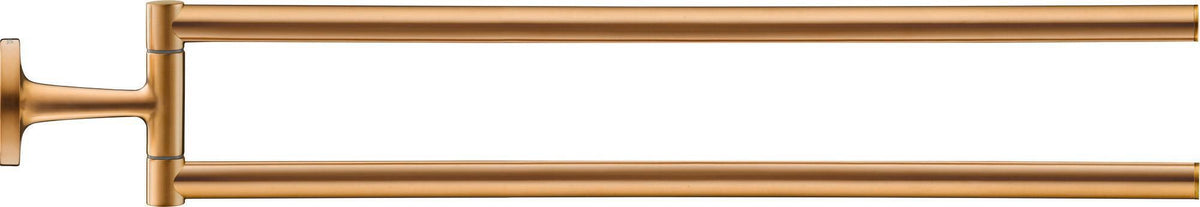 DURAVIT Starck T Handtuchhalter, 2-armig, schwenkbar, Chrom, 50x46,5x80 mm
