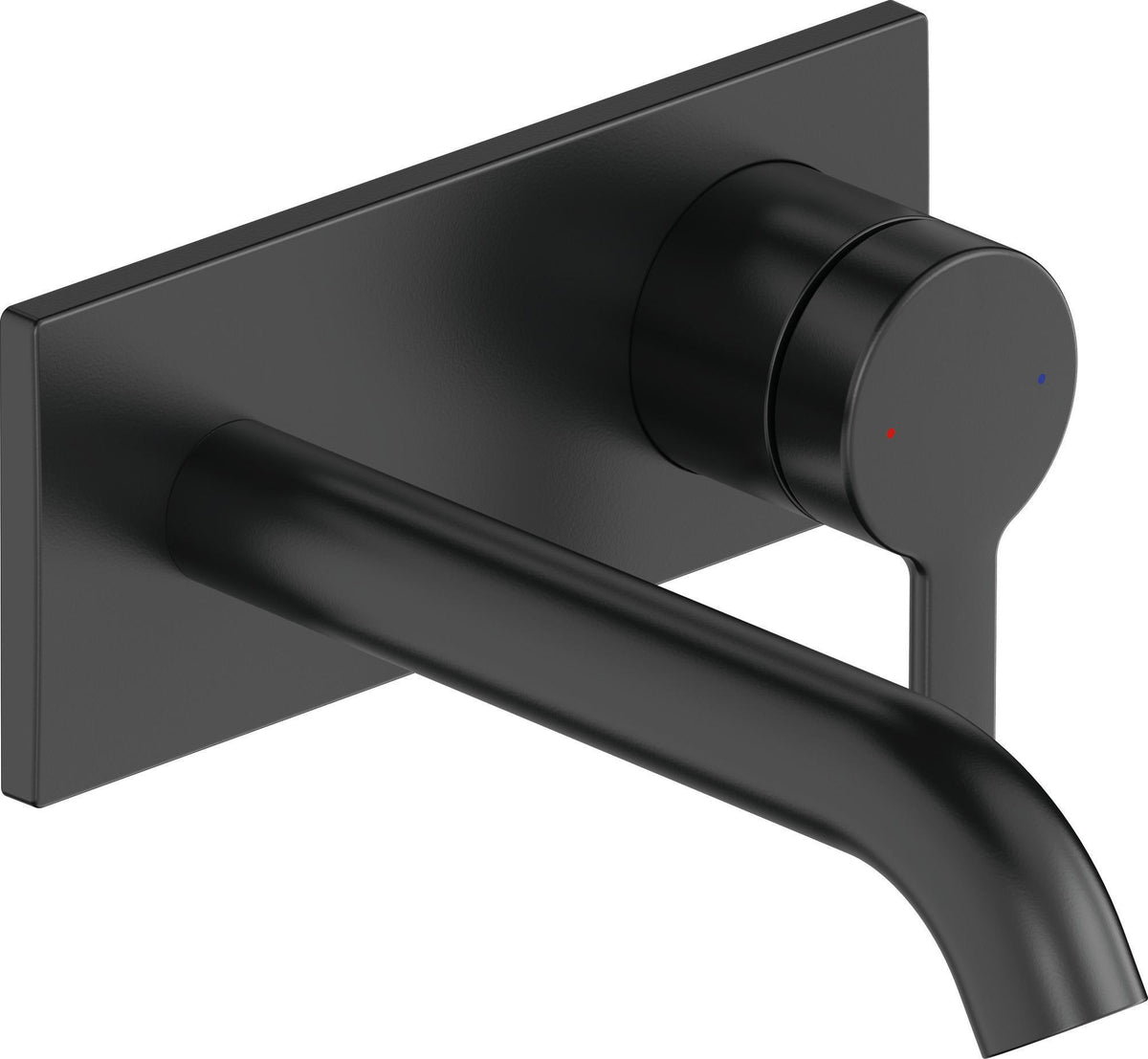DURAVIT C.1 Einhebel-Waschtischmischer Unterputz 174 mm Schwarz Matt ohne Zugstange