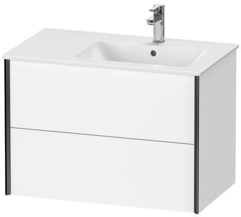 DURAVIT XViu Waschtischunterbau 810 mm mit 2 Schubkästen, Strukturmatte