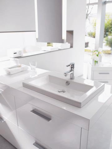 Duravit Einbauwaschtisch 2nd floor 600 mm mit Überlauf und WonderGliss Beschichtung – Weiß