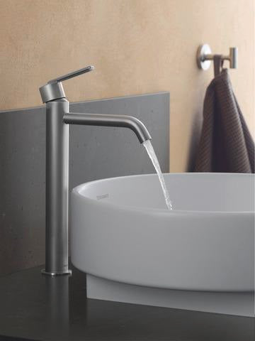 DURAVIT Balcoon Einhebel-Waschtischmischer XL 153 mm mit FreshStart und MinusFlow, Chrom