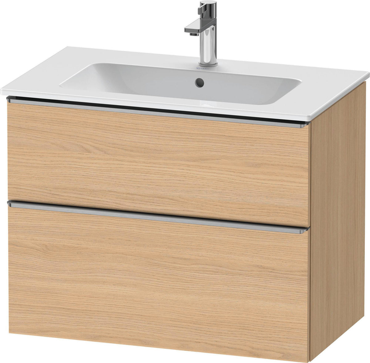 Duravit D-Neo Waschtischunterbau 810 mm betongrau matt mit Soft-Close-Auszug