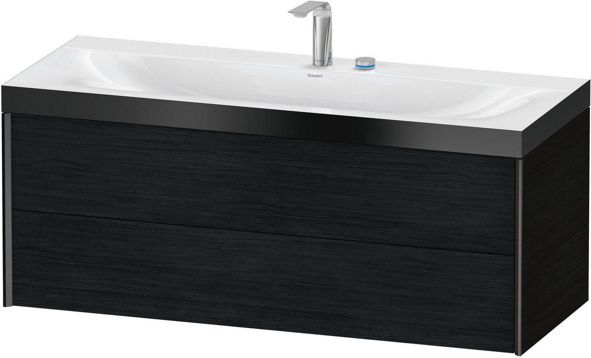 DURAVIT XViu c-bonded Waschtischunterschrank 1200 mm Eiche mit 2 Schubkästen und Tip-on-Technik