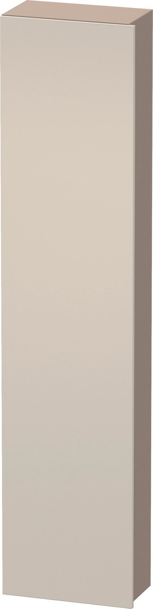 DURAVIT DuraStyle Hochschrank 400 mm betongrau matt, 1 Tür links, Soft-Close