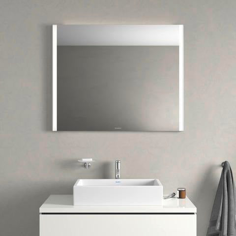 Duravit L-Cube Konsole variabel 550 mm weiß matt – wandhängend, mit Ausschnitt für Waschschüssel