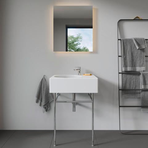 DURAVIT Design Classics Wandwaschtisch 615 mm, Becken links, mit Überlauf, weiß