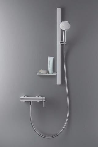 DURAVIT Ablage für Brausestange Universal 214 mm Chrom – Ersatzteil